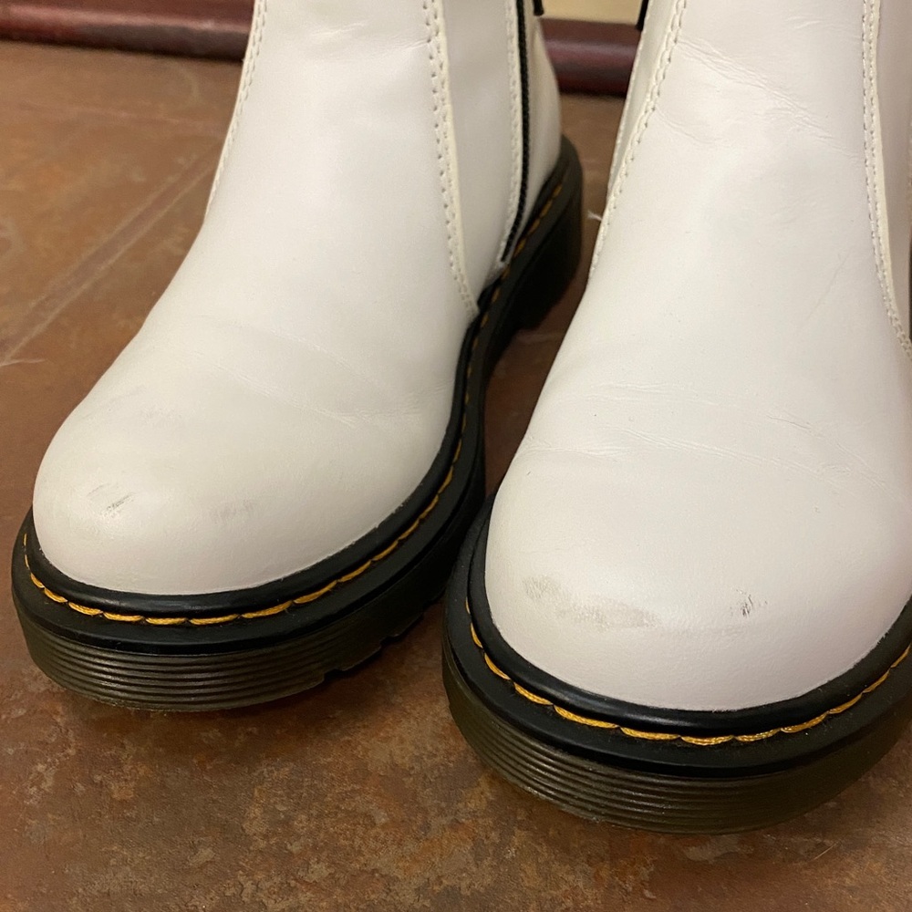 DR MARTENS JUNIOR 2976 LEATHER CHELSEA BOOTS SZ 13 US - Picture 3 of 10